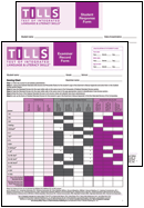 Test of Integrated Language and Literacy Skills™ (TILLS™) Forms Set