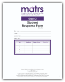 MATRS Student Response Form Grade 2 Version A